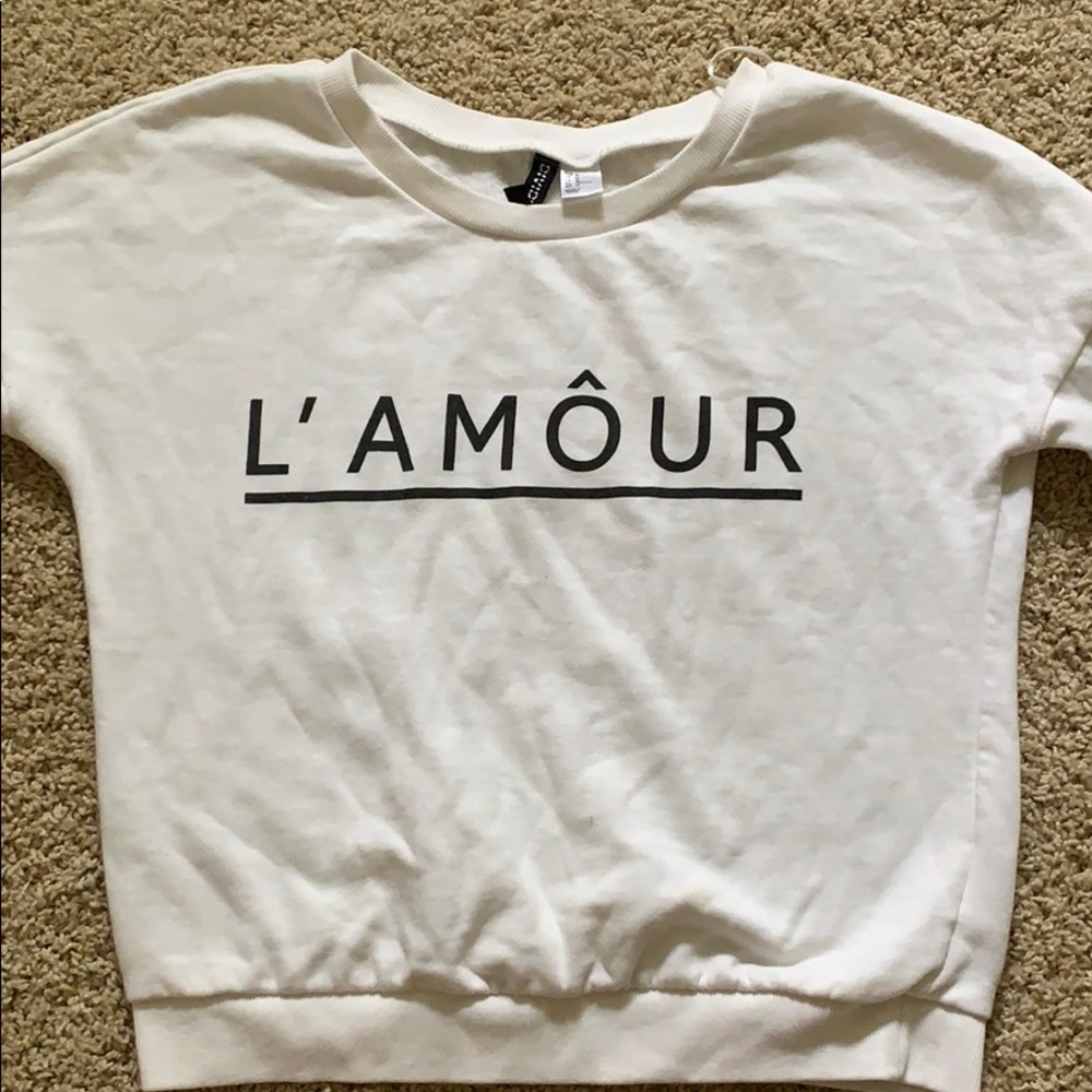 While l’amour sweater